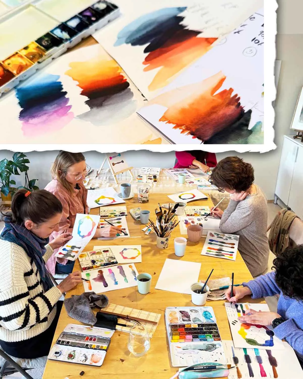 Intense Beginner Course - fundamentals of watercolour