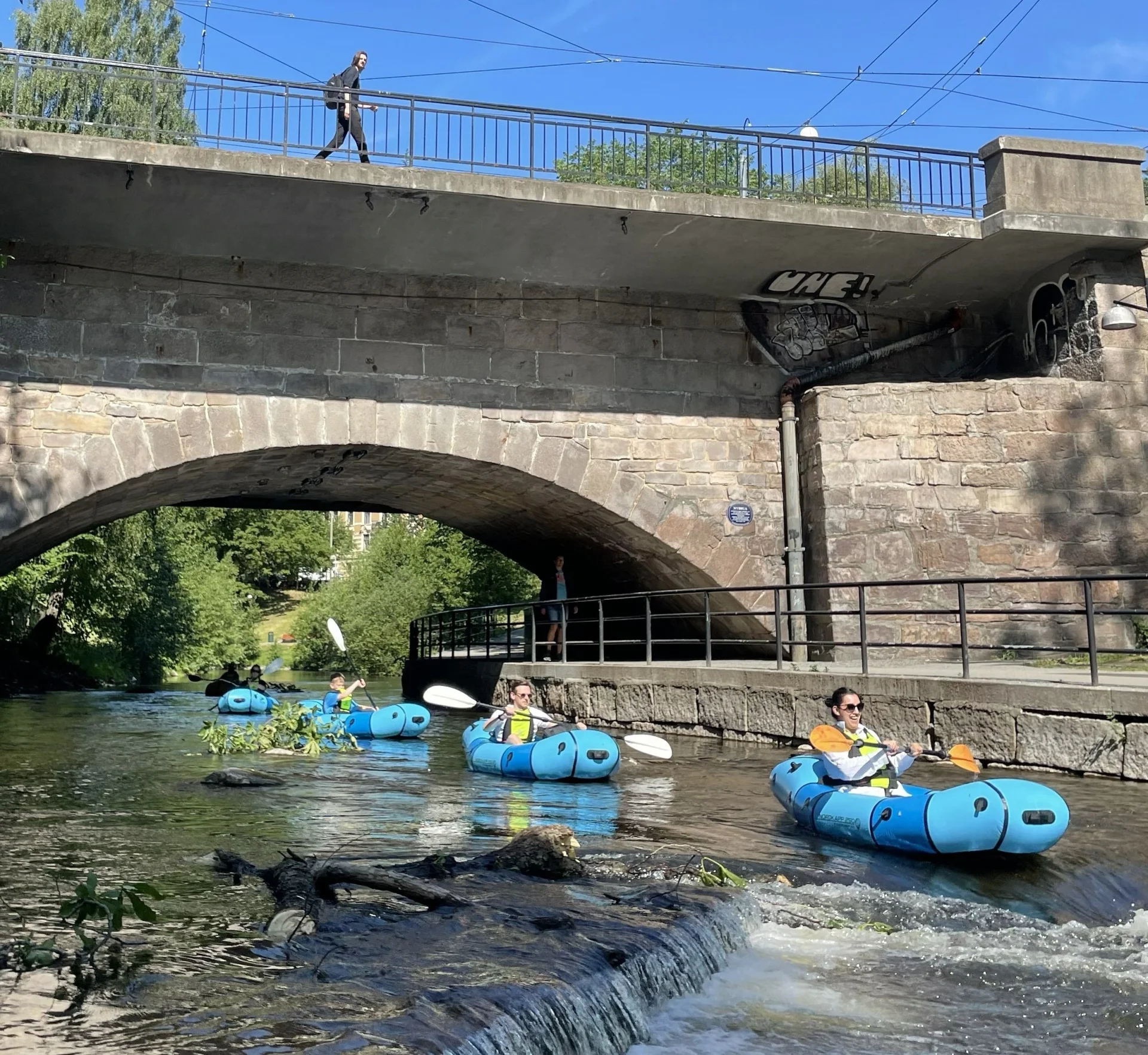 HappyPaddle: Akerselva River Packraft - Åpen tur