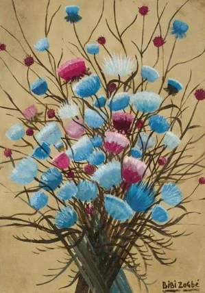 Paint N Sip for adults Bibi Zogbe Thistles