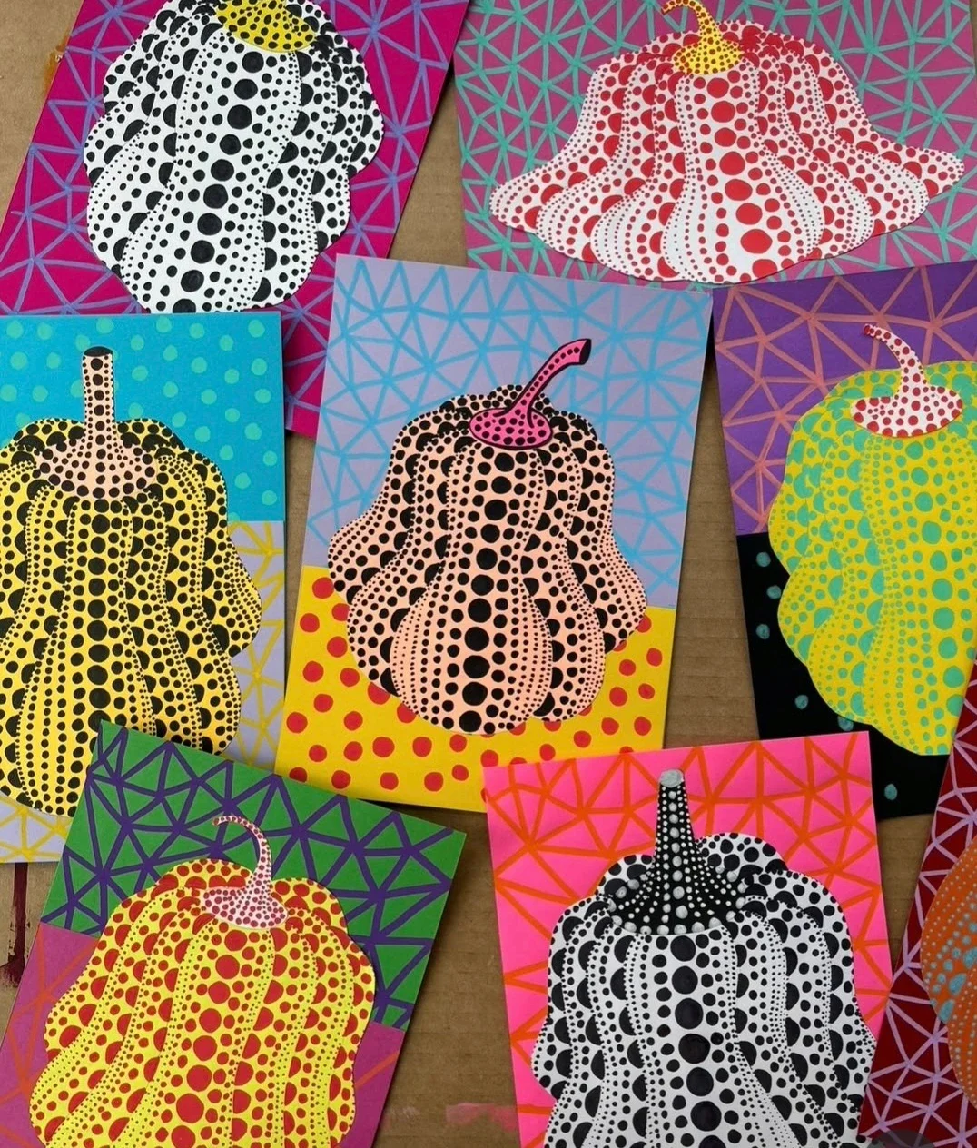 Paint workshop for kids / families Kusama's pumpkins