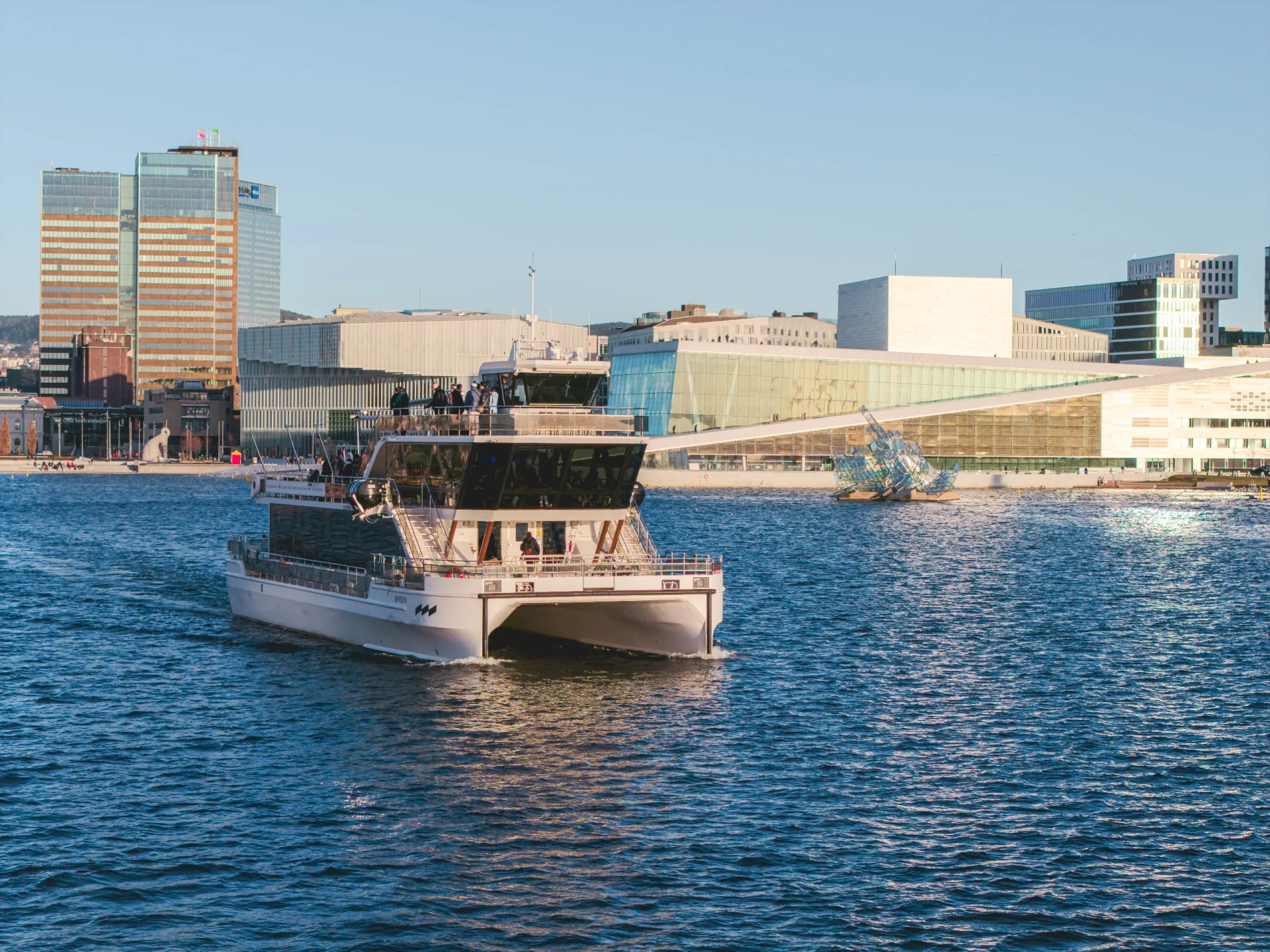 Stille fjordcruise på Oslofjorden